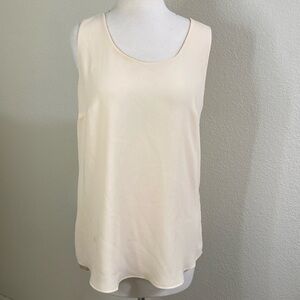 HUGO BOSS Cream layering‎ suit tank Polyester Medium